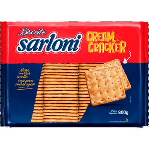 BISCOITO SARLONI PACOTE 800G CREAM CRACKER
